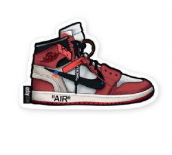 AUTOCOLLANT - NIKE OFF-WHITE OG'S (ESPADRILLE)